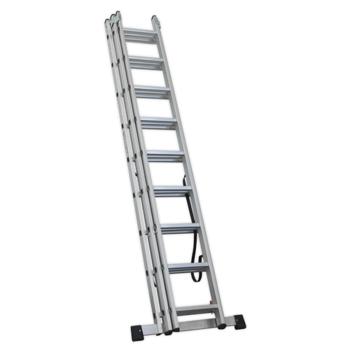 Aluminium Extension Combination Ladder 3x9 EN 131