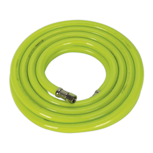 Air Hose High Visibility 5mtr x Ø10mm with 1-4