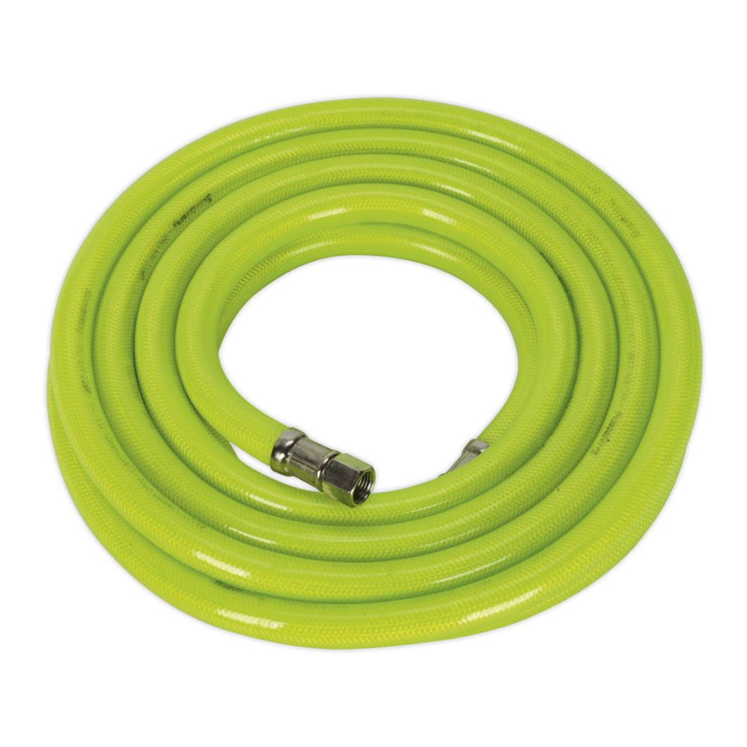 Air Hose High Visibility 5mtr x Ø10mm with 1-4