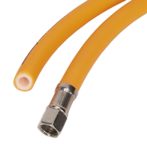 Air Hose 5mtr x Ø8mm Hybrid High Visibility with 1-4
