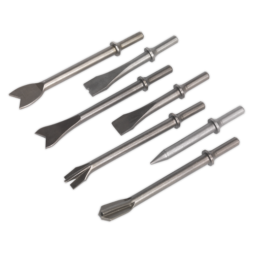Air Hammer Chisel Set 7pc .401