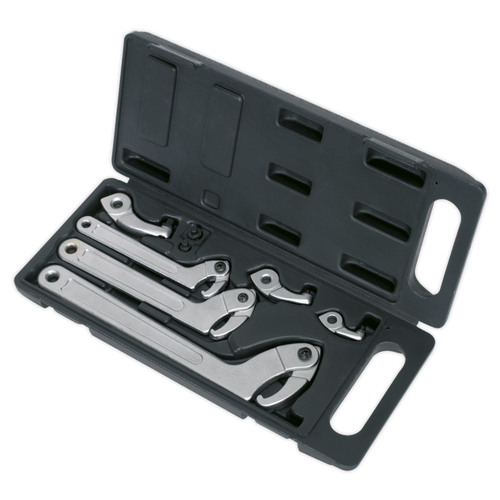 Adjustable Hook & Pin Wrench Set 11pc