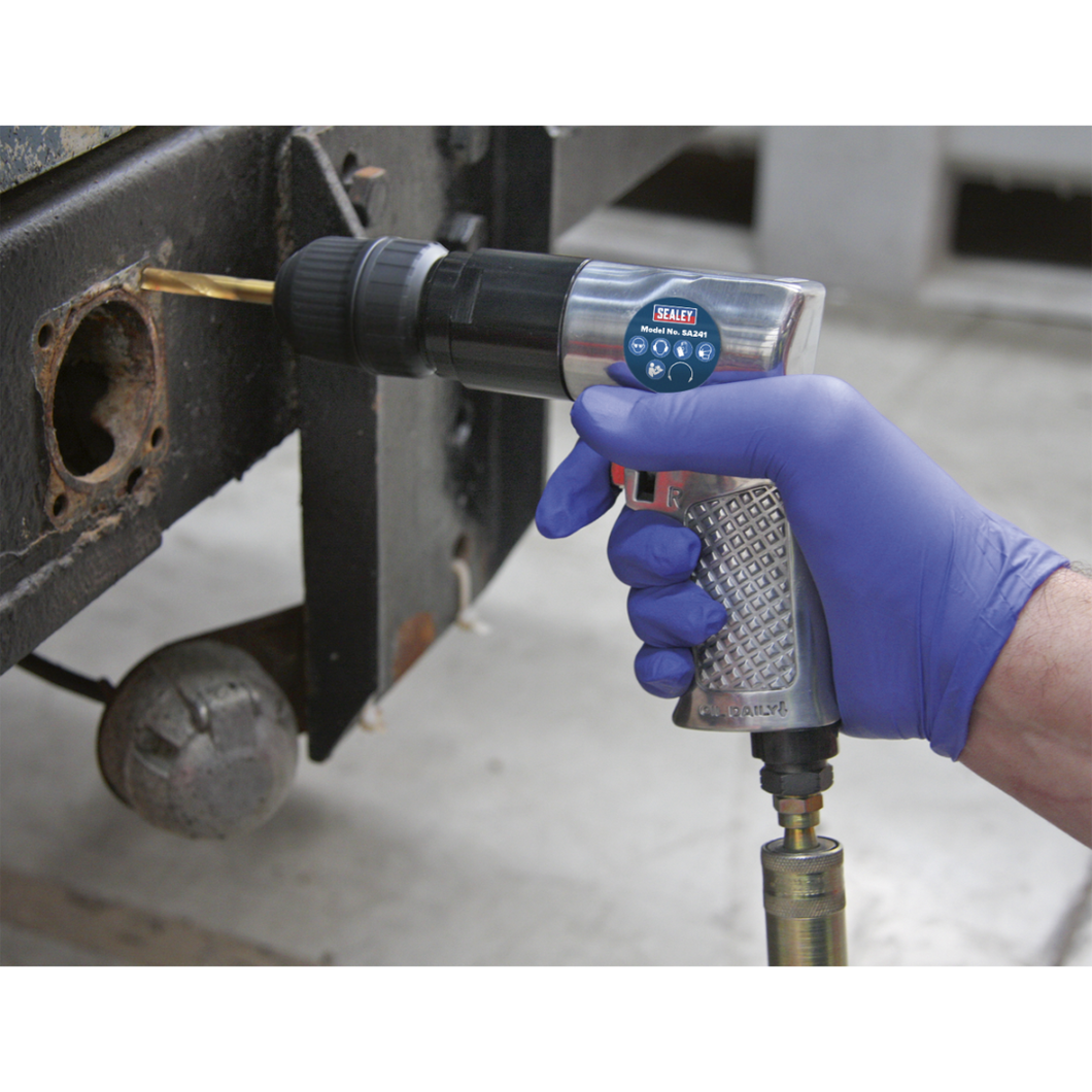 Air Drill Ø10mm Reversible with Keyless Chuck