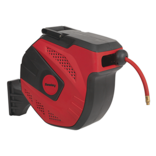 Air Hose Reel Auto Rewind Control 20mtr Ø10mm ID - Rubber Hose