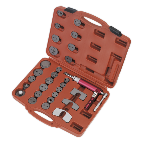 Air Operated Brake Piston Wind-Back Tool Kit 29pc